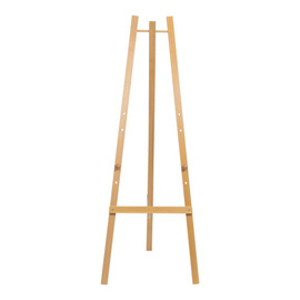 easel beechwood coloured for chalkboards from 400 mm | height-adjustable product photo