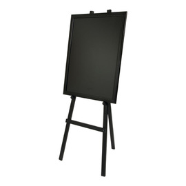 easel black for chalkboards from 400 mm | height-adjustable product photo  S