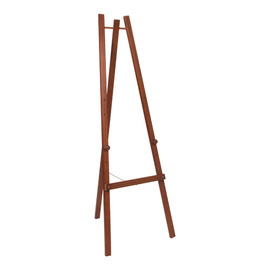 easel mahogany coloured for chalkboards from 400 mm | height-adjustable product photo