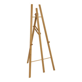 easel teak wood coloured for chalkboards from 400 mm | height-adjustable product photo  S