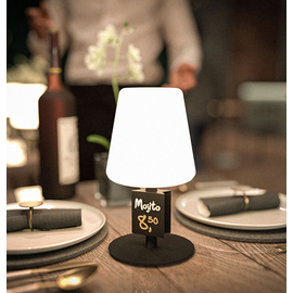 LED table lamp MICHELLE incl. 3 writable chalkboards H 275 mm product photo  S