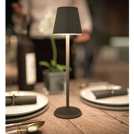 LED table lamp FELINE black H 380 mm product photo  S