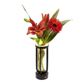 LED table lamp | vase FLORENCE black H 260 mm product photo  S