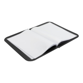 menu card ESSENTIAL DIN A5 black with Cutlery icon incl. inlays product photo  S