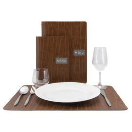 placemat leather brown 450 mm x 331 mm product photo  S