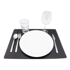 placemat leather black 450 mm x 331 mm product photo  S