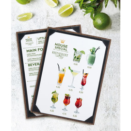 album menu WALNUT DIN A4 product photo  S