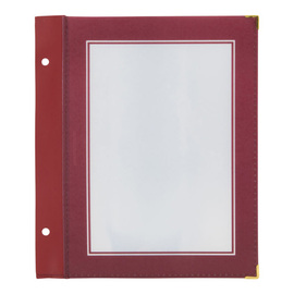 Menu inserts for menus WOOD, A5, set of 5, wine red product photo