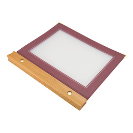 menu card WOOD DIN A5 red incl. inlays product photo