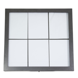LED information display stainless steel for 6 pages A4 | illumination white product photo