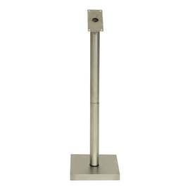 Stainless steel base and post for information display, 85 cm high product photo