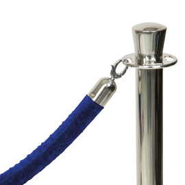 barrier cord smooth blue | colour of fittings chromium coloured L 1.5 m product photo  S