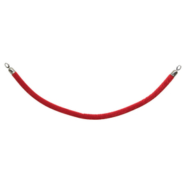 barrier cord smooth red | colour of fittings chromium coloured L 1.5 m product photo