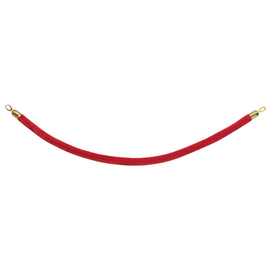 barrier cord smooth red | colour of fittings golden coloured L 1.5 m product photo