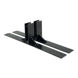 Steel feet for Multiboard chalkboard, 2 pieces, painted black product photo