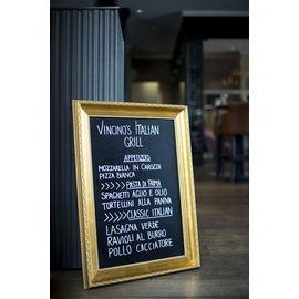 wall chalkboard GOLD 630 mm x 835 mm product photo  S