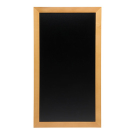 wall chalkboard LONG teak wood coloured H 1000 mm product photo