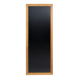 wall chalkboard LONG teak wood coloured H 1500 mm product photo