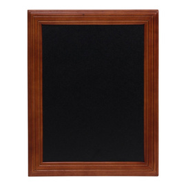 wall chalkboard UNIVERSAL mahogany coloured H 472 mm incl. wall mounting product photo