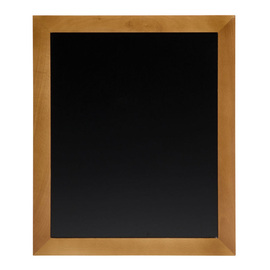 wall chalkboard UNIVERSAL teak wood coloured H 565 mm incl. wall mounting product photo