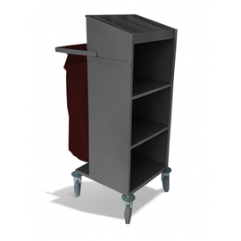 housekeeping cart GUYANE anthracite L 670 mm product photo  S