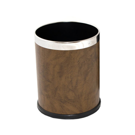 garbage cans 8 ltr leatherette brown H 275 mm product photo