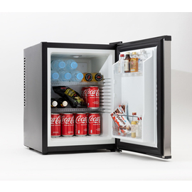 minibar SILENCE 20 black with stainless steel door | thermal absorption product photo  S