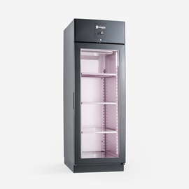 maturing cabinet DE 700 P RF PV BK black with glass door | 3 grids product photo