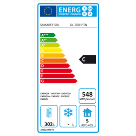 bakery refrigerator DL 700 P TN with solid door | 630 ltr for 20 baking sheets à 600 x 400 mm product photo  S