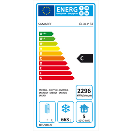 ice cream freezer GL XL P BT incl. 5 grids à 700 x 700 mm product photo  S