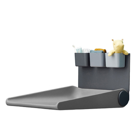 wall-mounted changing table Wally grey foldable product photo  S