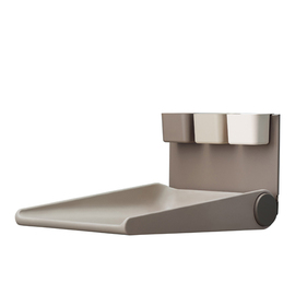 wall-mounted changing table Wally brown foldable product photo