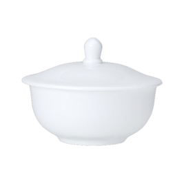 Sugar can with lid COUPE WHITE Bone China 0.25 ltr product photo
