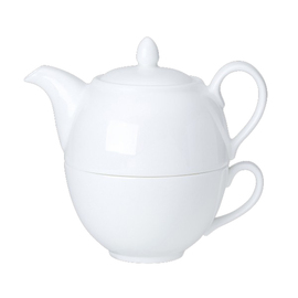 tea set COUPE WHITE Bone China 46 cl H 124 mm product photo