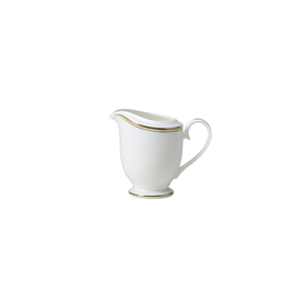 milk jug small BURNISHED GOLD Bone China 250 ml H 105 mm product photo