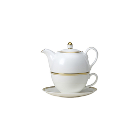 tea set BURNISHED GOLD Bone China 46 cl H 124 mm product photo