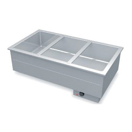 bain marie built-in unit 1 basin suitable for 2 x GN 1/1 - 200 mm product photo
