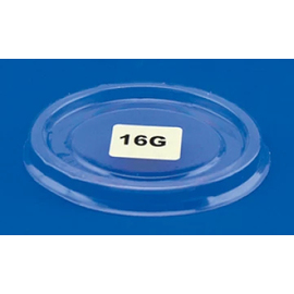 Flat lid PET transparent Ø 80 mm for ice cream cup RECICLO 0.15 ltr product photo