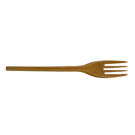fork reusable WPC brown L 180 mm product photo