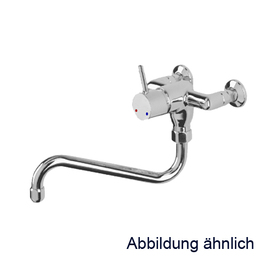 lever mixer tap GASTRO two-hole wall-mounted outreach 450 mm H 193 mm product photo