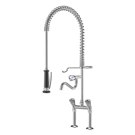 dish shower GASTRO standing fitting swivel spout A 180 mm H 1325 mm product photo
