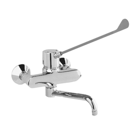 arm lever mixer tap GASTRO wall-mounted two-hole outreach 300 mm product photo