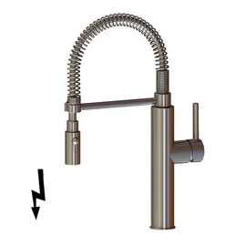 dish shower 3/8" lever mixer tap | low pressure A 205 mm product photo