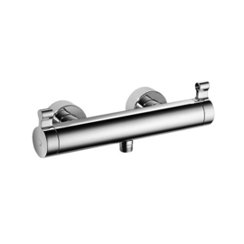 thermostatic mixer tap 1/2" two-hole wall-mounted product photo
