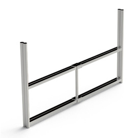 buffet table foldable black | rectangular 1600 mm x 800 mm H 750 mm product photo  S