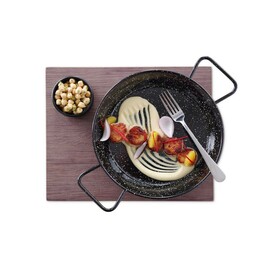Enamelled paella pan | Ø100x(H)20mm product photo S