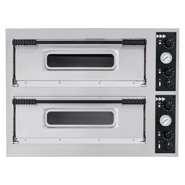 Pizza oven BASIC XXL 66 | 2 chambers | 400V/18000W | 1365x968x(H)745mm product photo