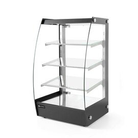 Offene Vitrine mit Regalablagen 75 L | 230V/2W | 415x390x(H)716mm product photo  S