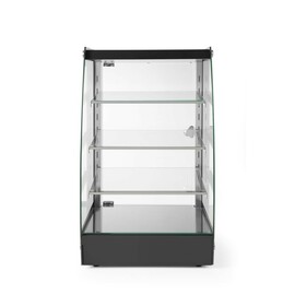 Offene Vitrine mit Regalablagen 75 L | 230V/2W | 415x390x(H)716mm product photo  S
