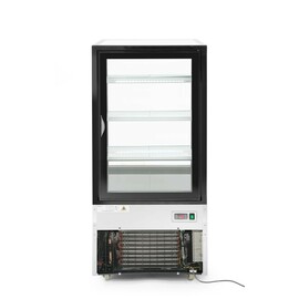 Refrigerated display case with 3 inclined shelves | 300L | 230V/480W | 650x833x(H)1460mm product photo S